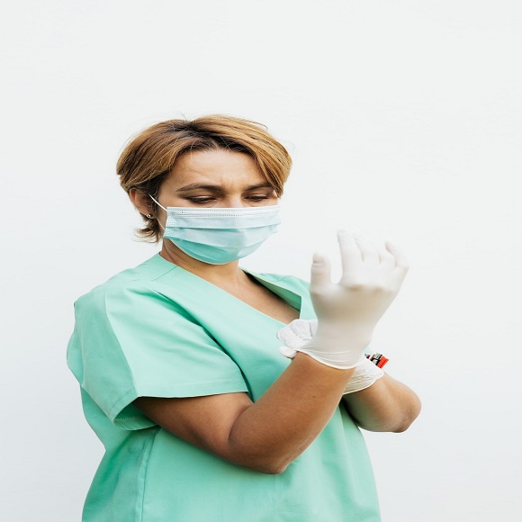 Health and safety consultant advising a client